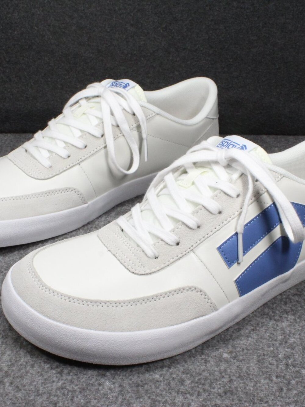 Splay 101 Varsity Blue Barefoot Leather Sneakers Blue White Men's Size 11